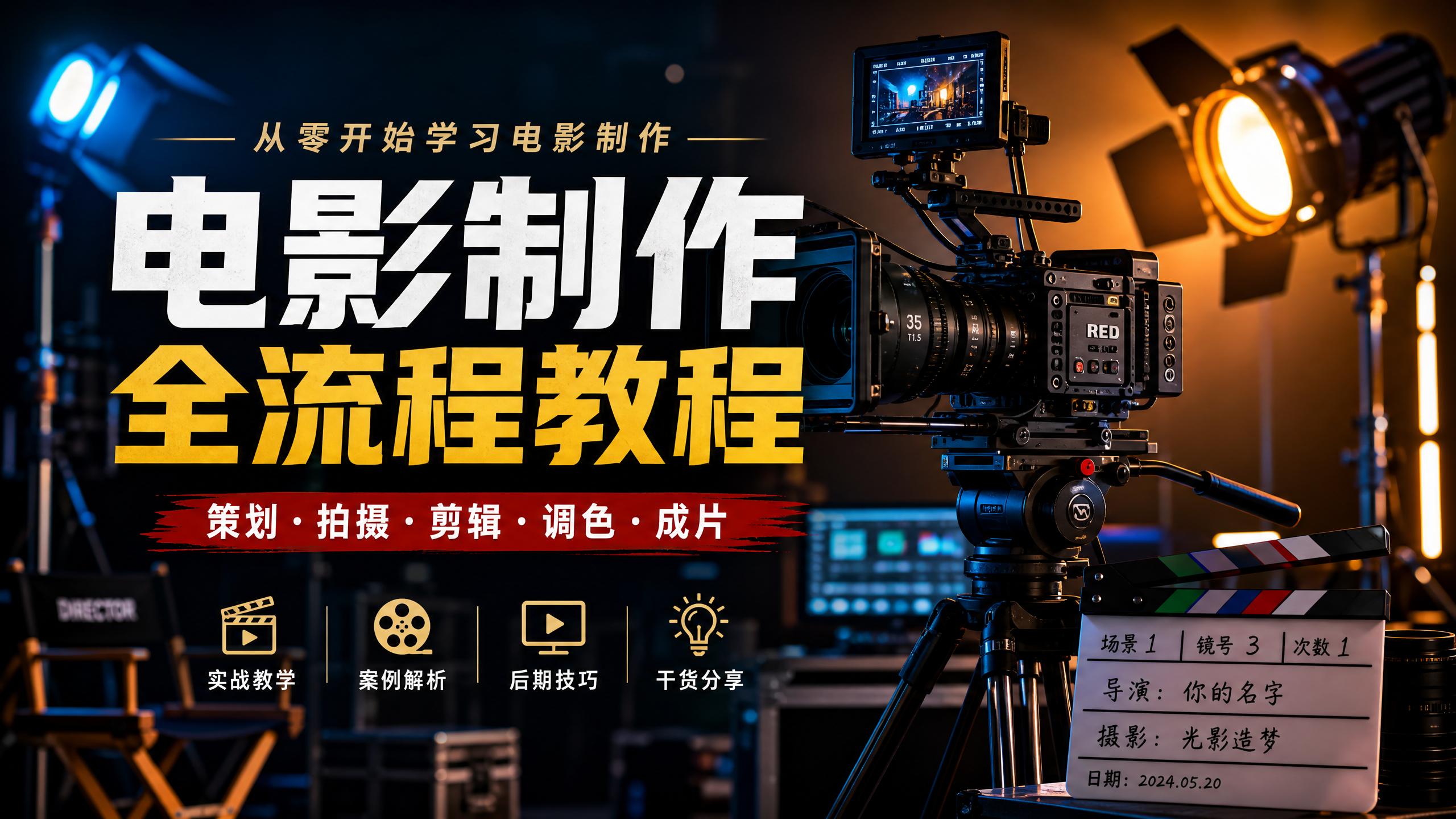 青柠视频电影制作全流程视频教程
